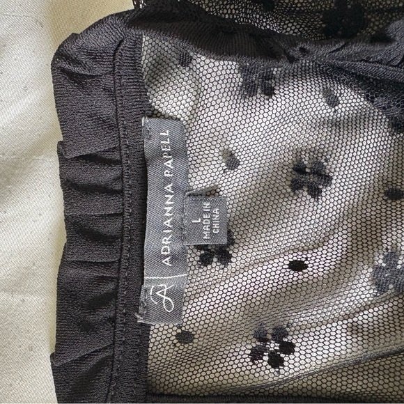 Elegant Black Sheer Sleeve Top, Worn Once! - Picture 8 of 8